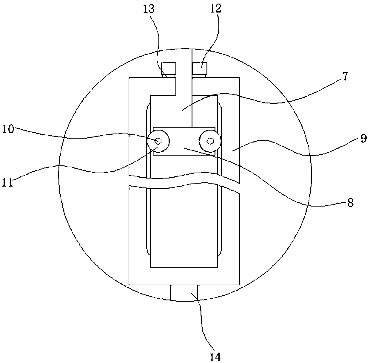 Float type river wastewater treatment device based on EHBR (Enhanced Coupled Biofilm Reactor)