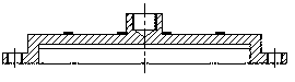 Paster of multidimensional force sensor and bridging method