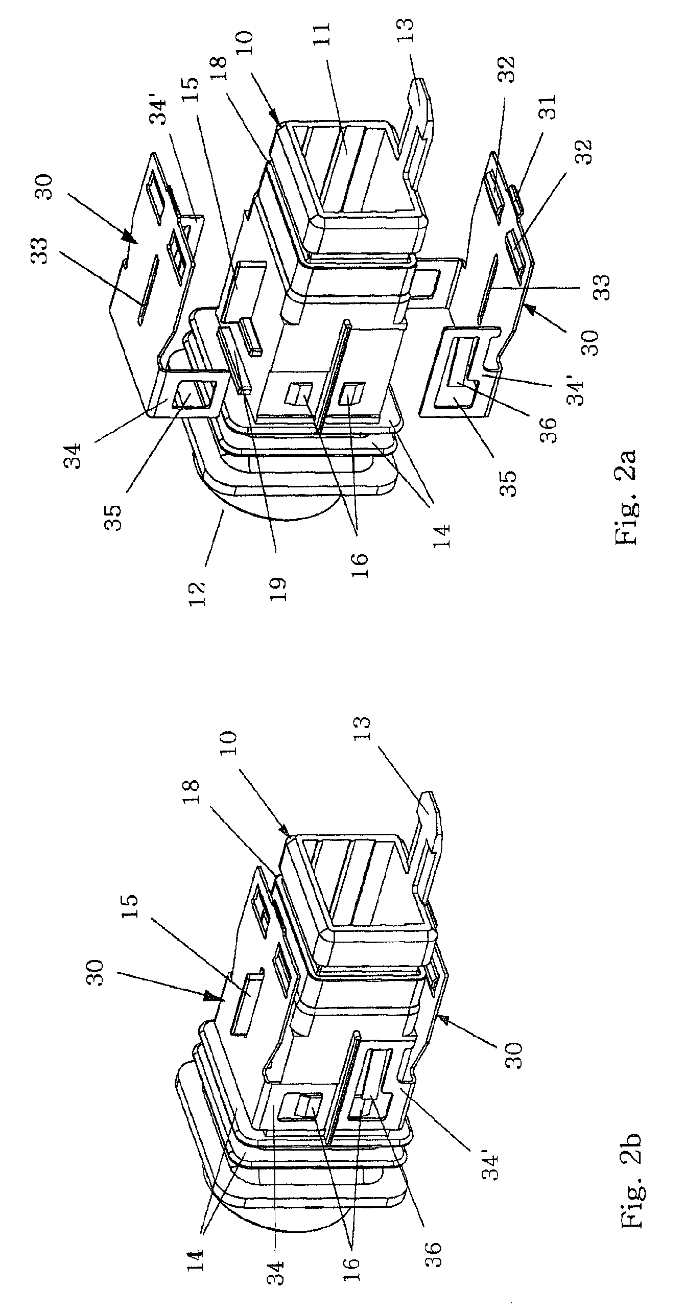 Metallic connector