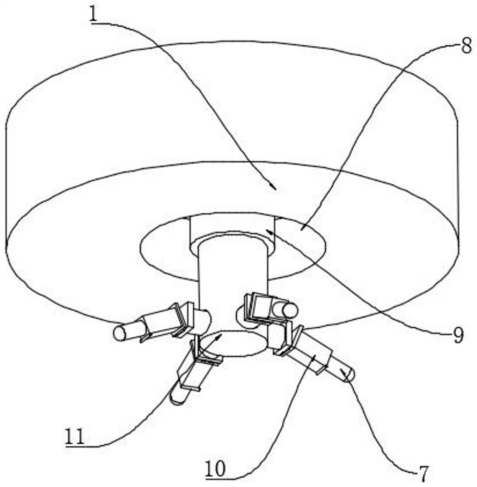 Oblique photography unmanned aerial vehicle surveying and mapping system and device