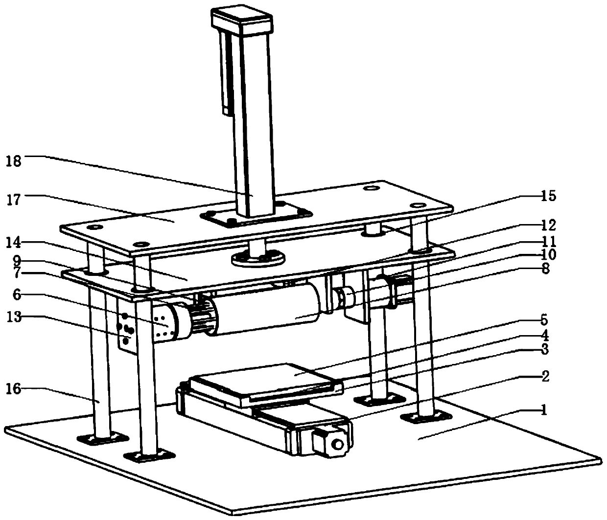 Composite nanoimprint lithography machine and working method