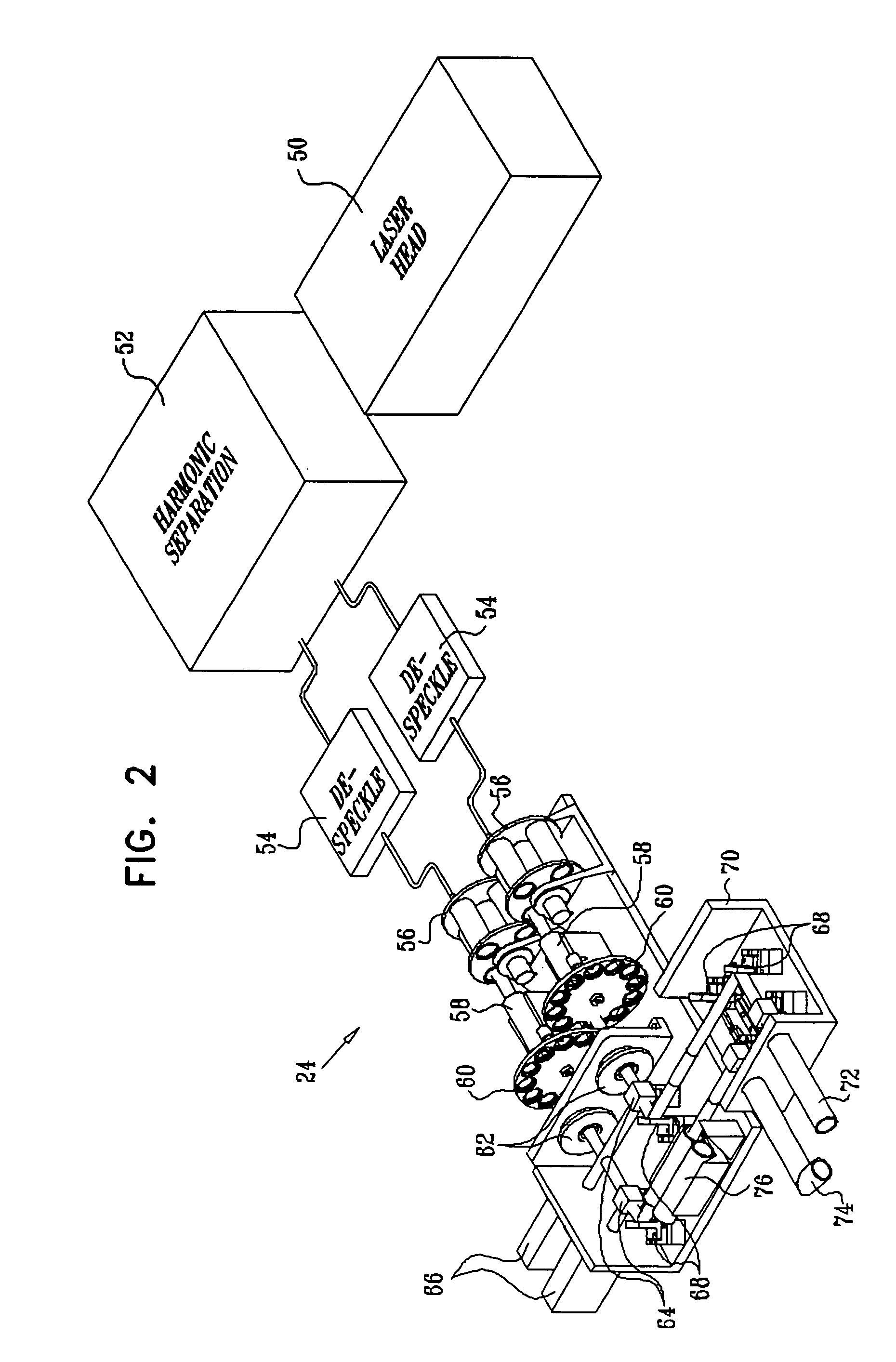 Inspection system with oblique viewing angle