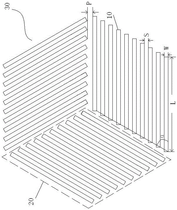 3D vision texture and processing method thereof on glass surface