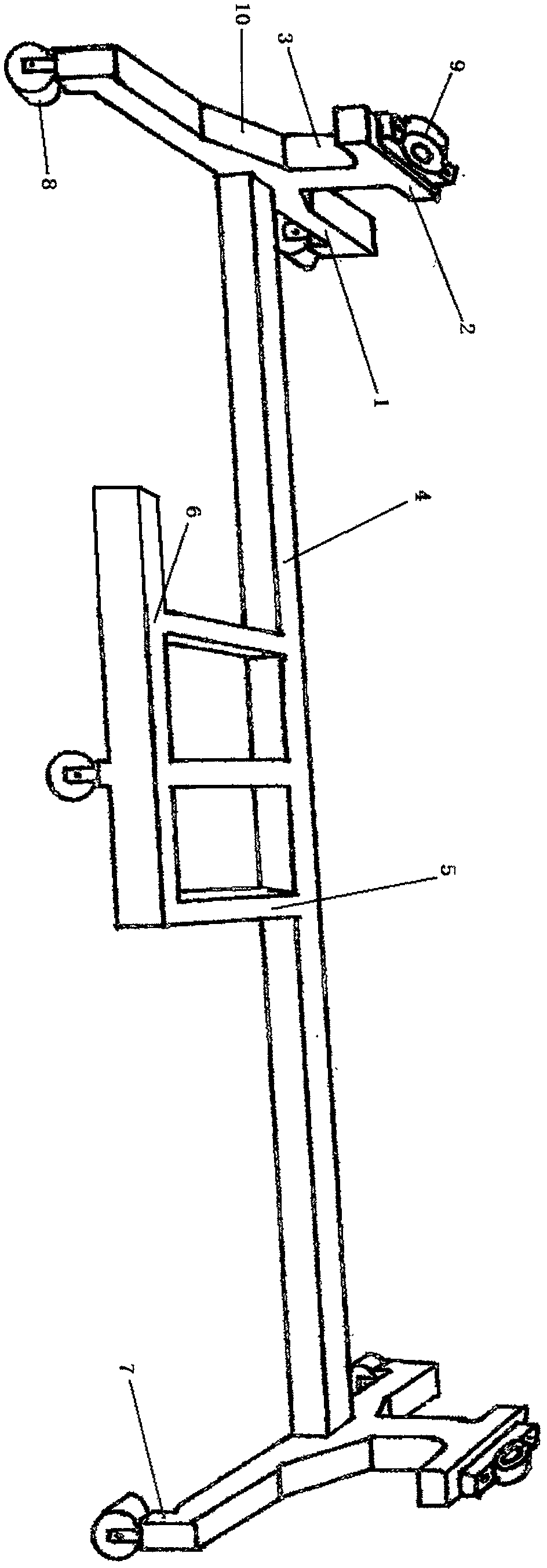 Simple asleep body building bed with 90-degree structured bed board and good automatic turning-over effect