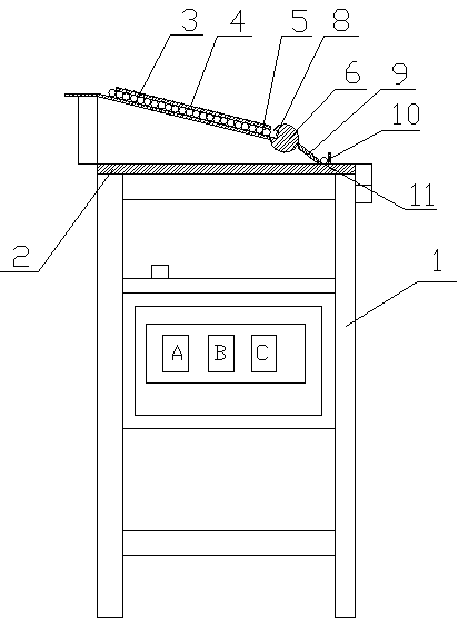 Automatic feeder for core-free grinding machine