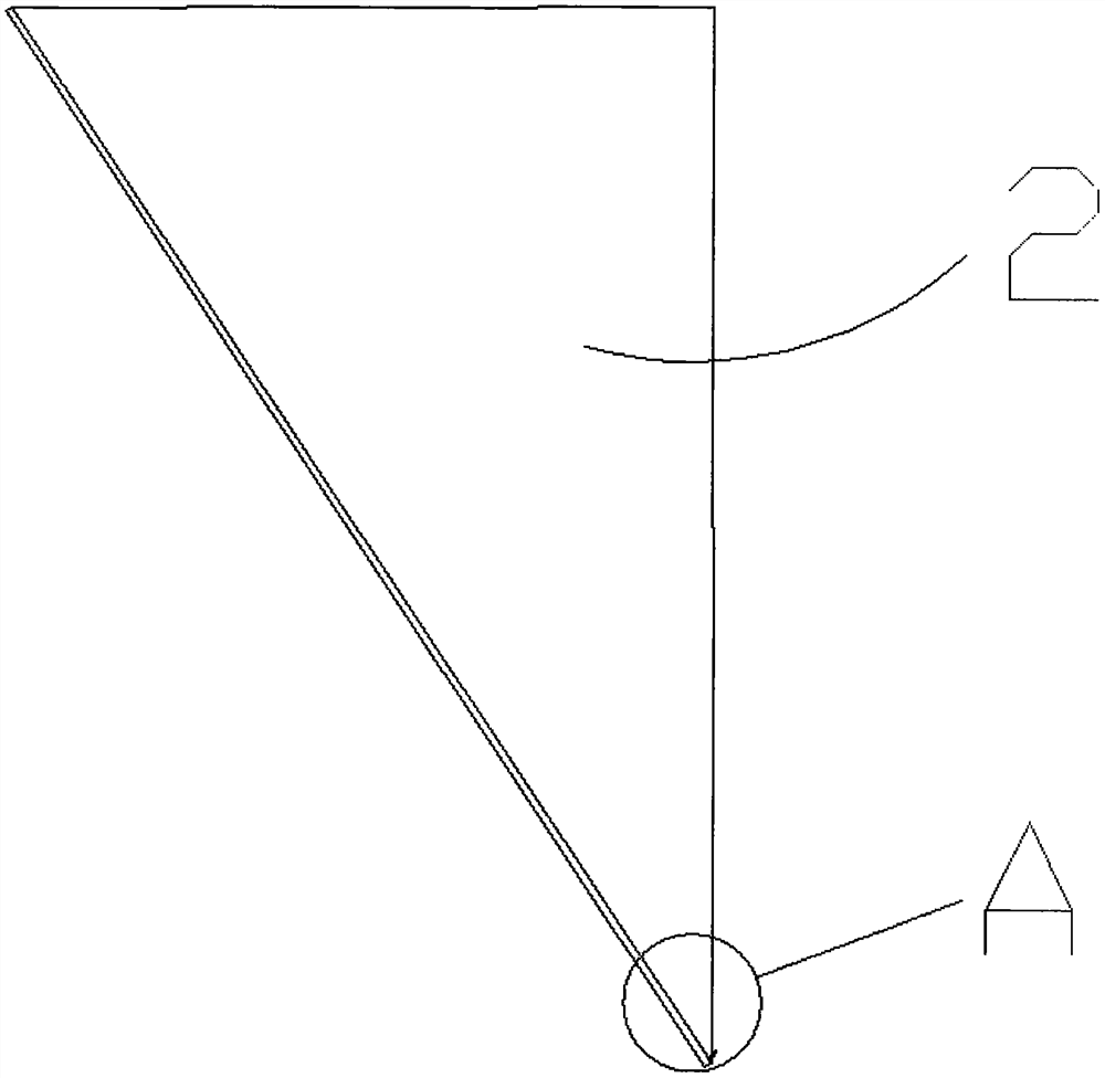 Constructional column dustpan mouth chiseling prevention apparatus