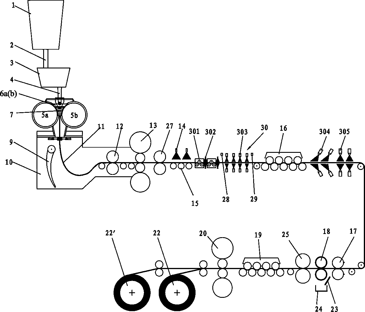 Method for producing high-strength thin strip steel in short process