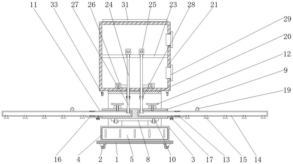 Movable spraying device for soil remediation