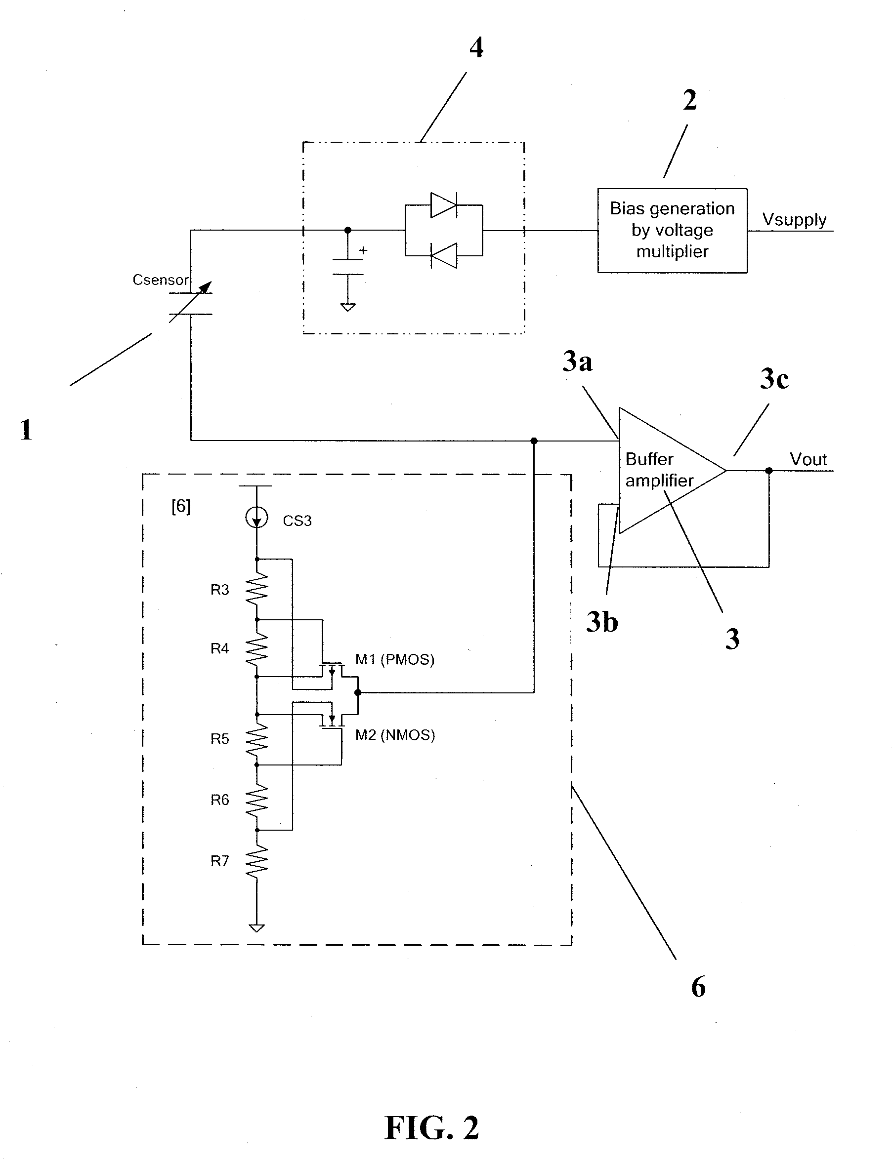 Device and method for biasing a transistor amplifier