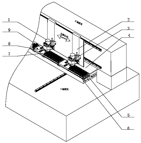 Drilling machine and tool changing method thereof