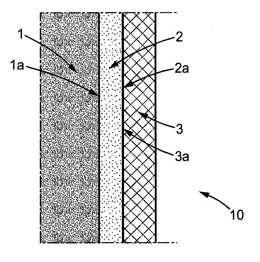 Method of reinforcing a construction work