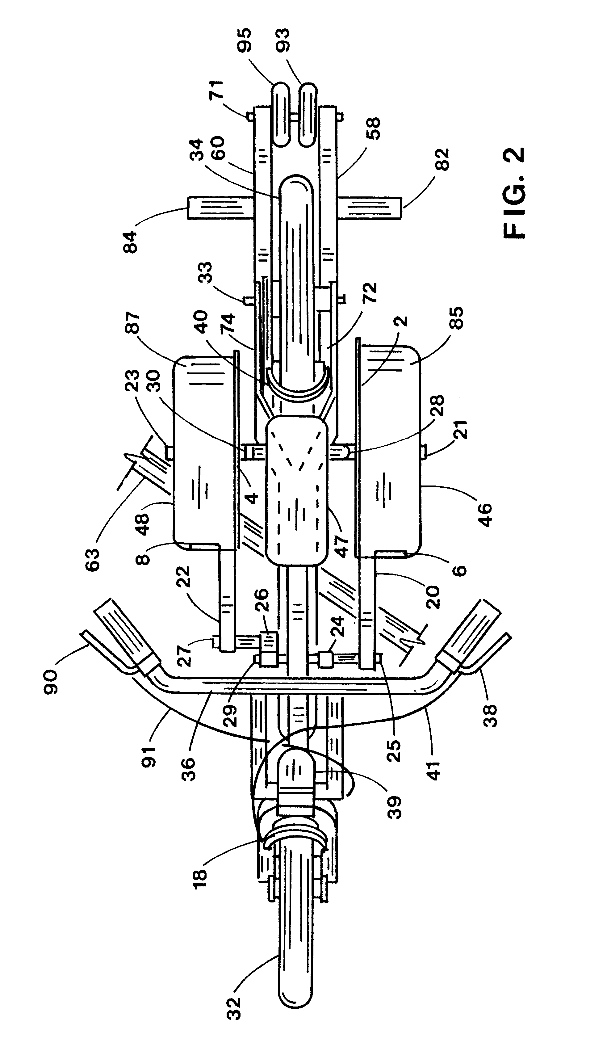 Exercise scooter with stunt features