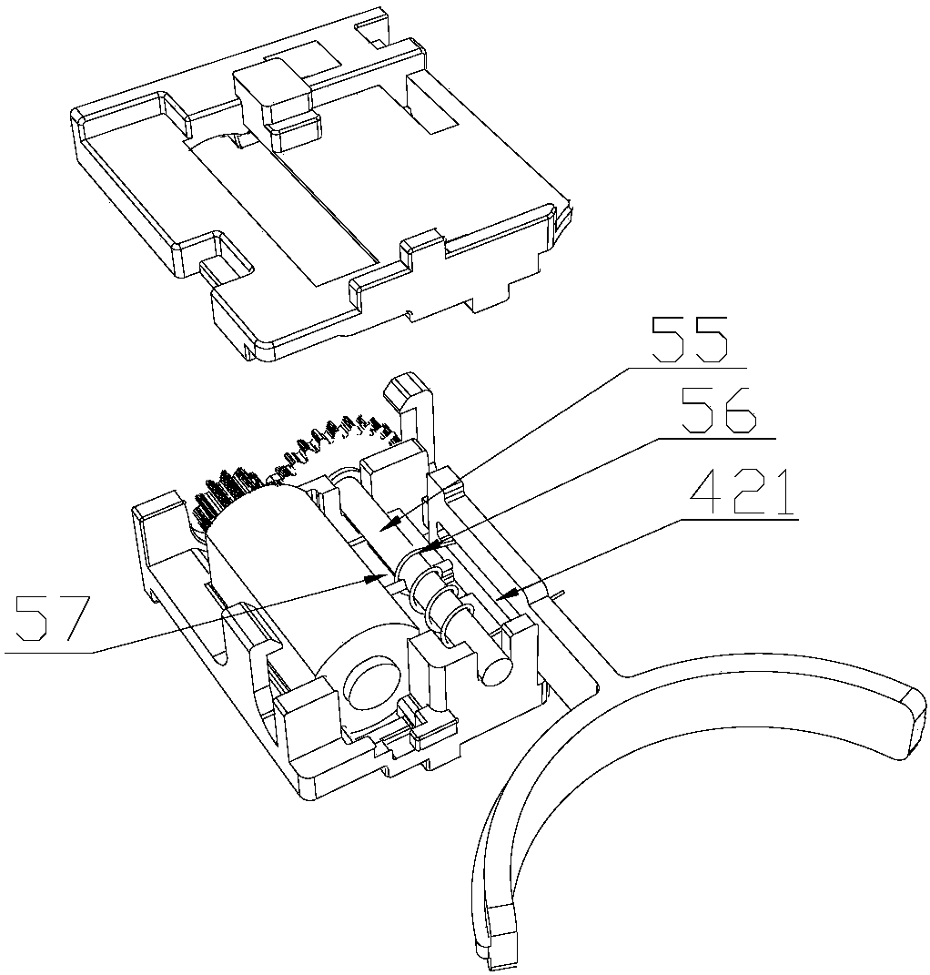 An external clutch device for intelligent lock with good anti-theft performance