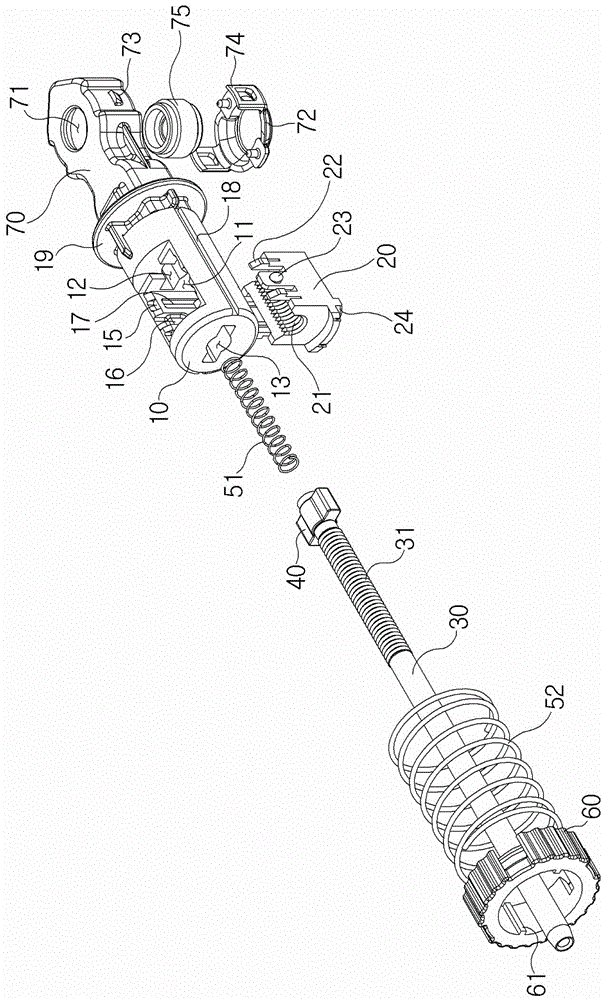 Vehicle cable connecting device