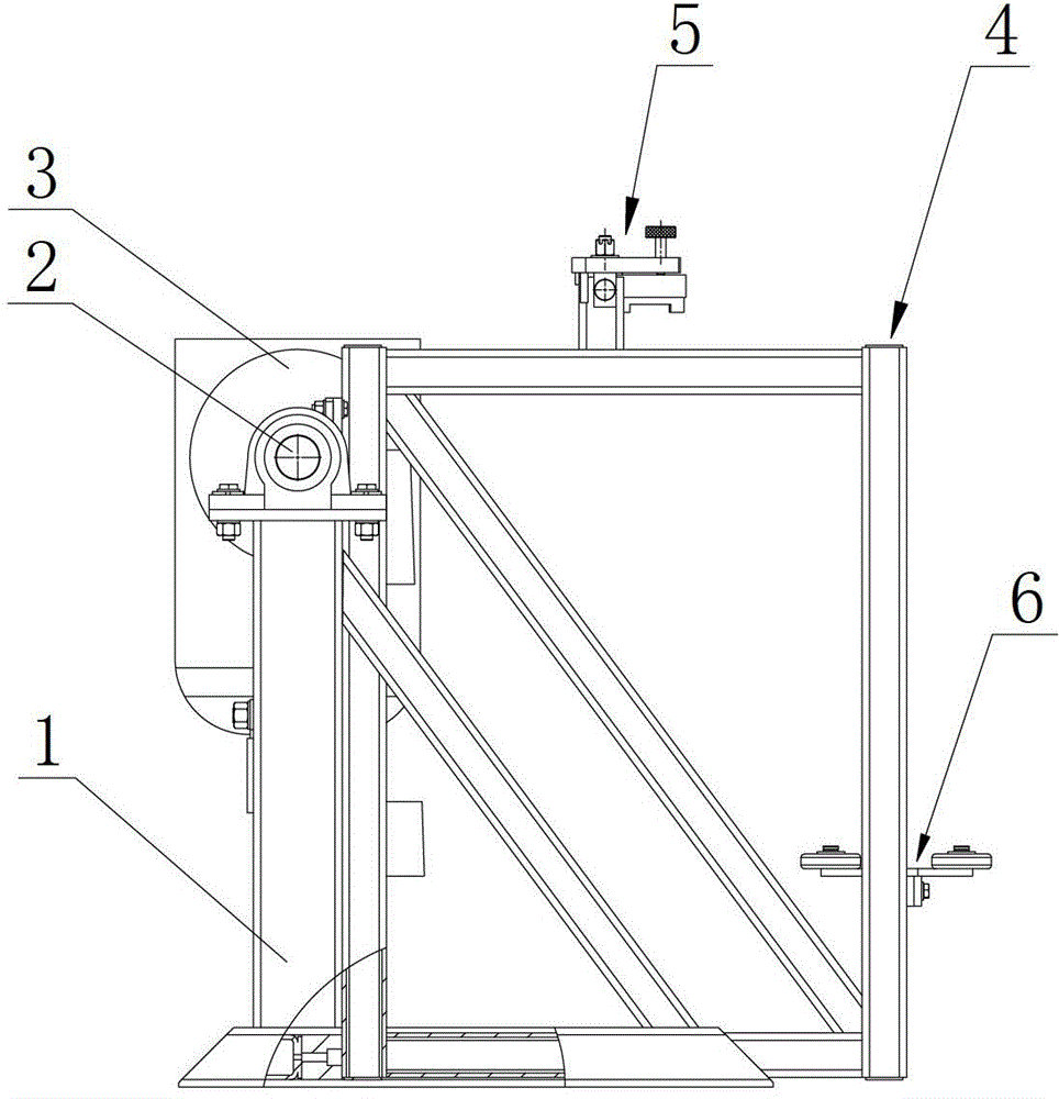 Medical rubbish bin dumping device