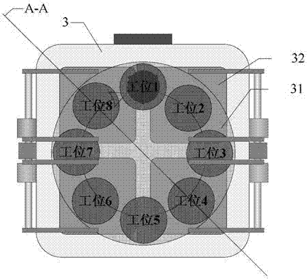 Turntable positioning device, loading transfer system and plasma processing equipment