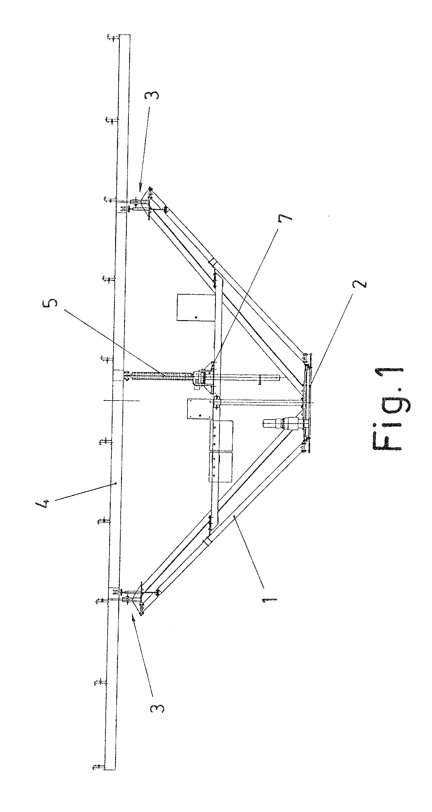 Support of a solar tracker