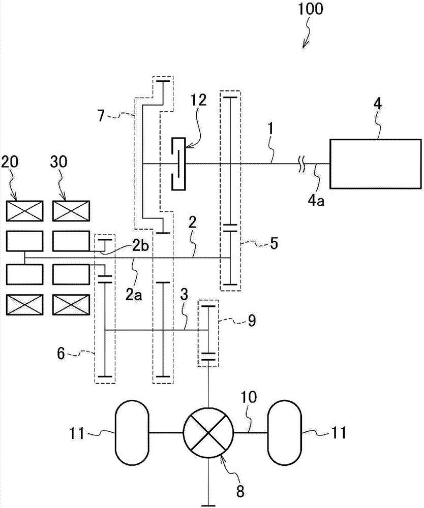 Drive device for hybrid vehicle