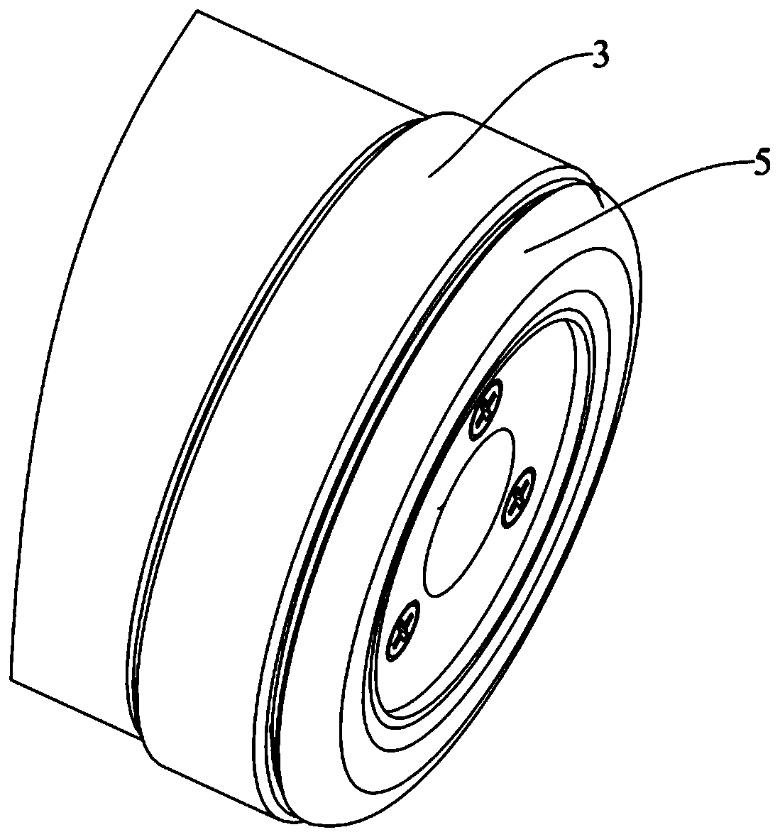 Rotary switch for electronic product and fascia gun