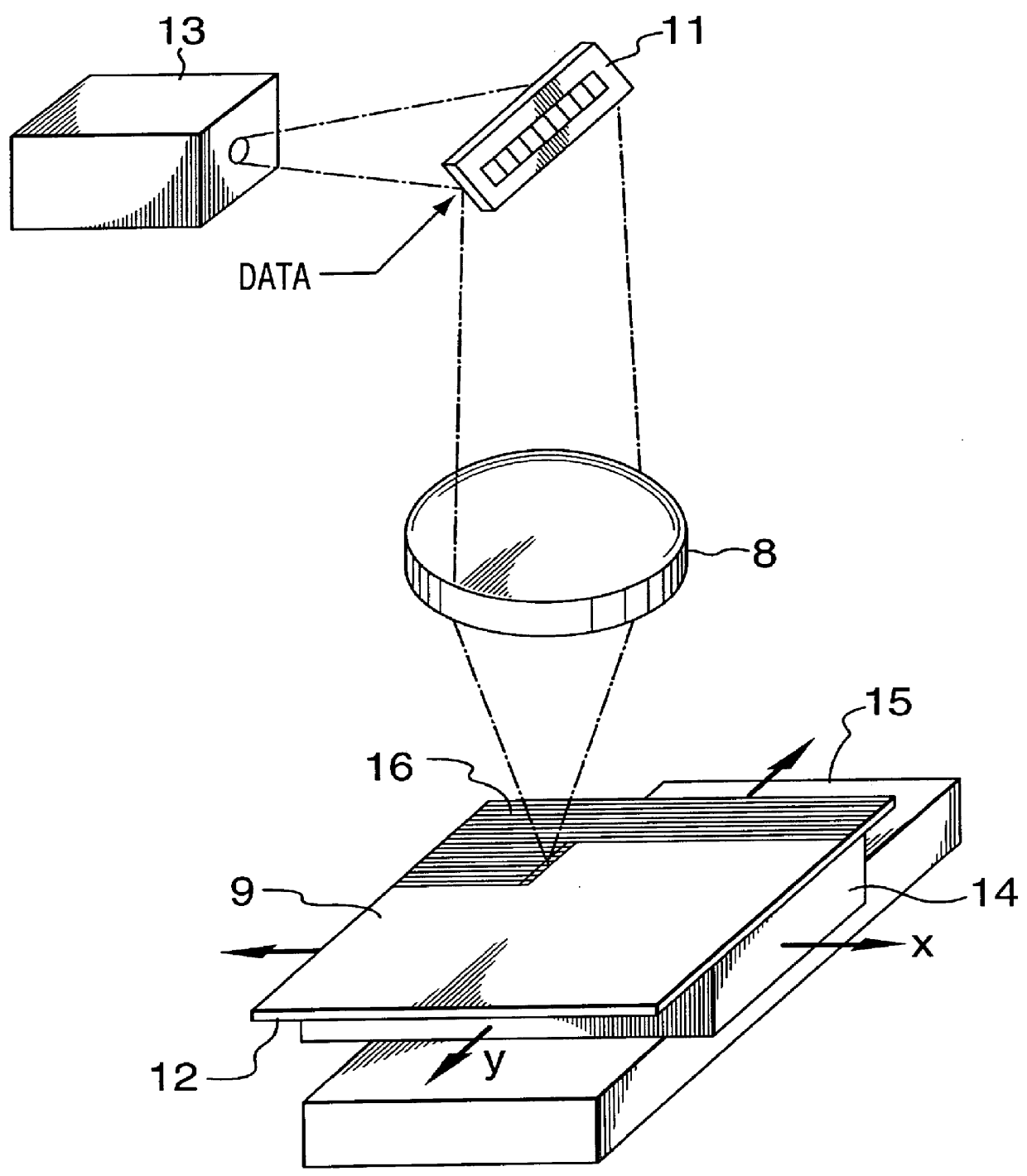 Method of exposing thermoresist