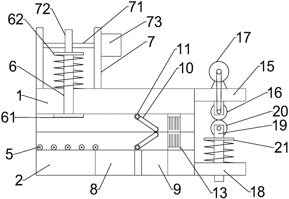 Suspended cable automatic deicing device