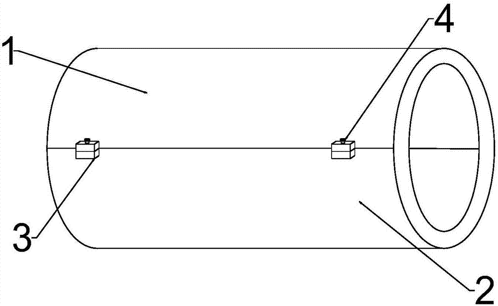 Suspended cable automatic deicing device