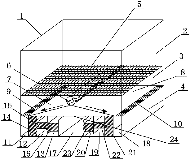 Micropterus salmoides seedling transport case and method for achieving micropterus salmoides seedling transportation