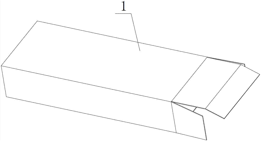 Plastic packing box with laser light reflection effect and manufacturing method thereof