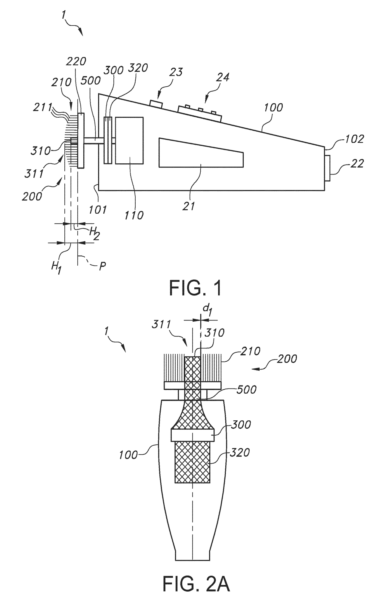 Heating and cooling supply for facial brush