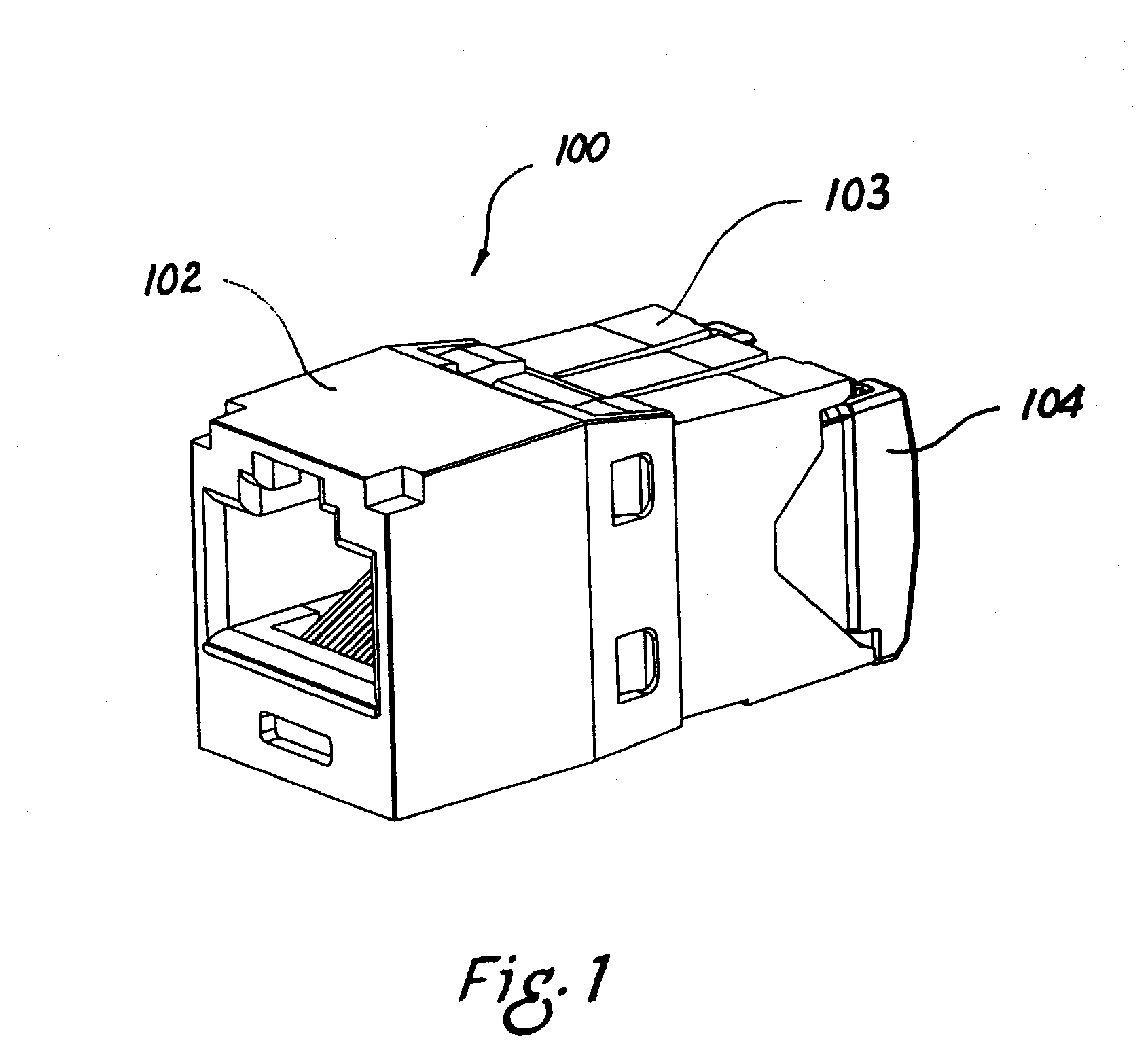 Connector with crosstalk compensation