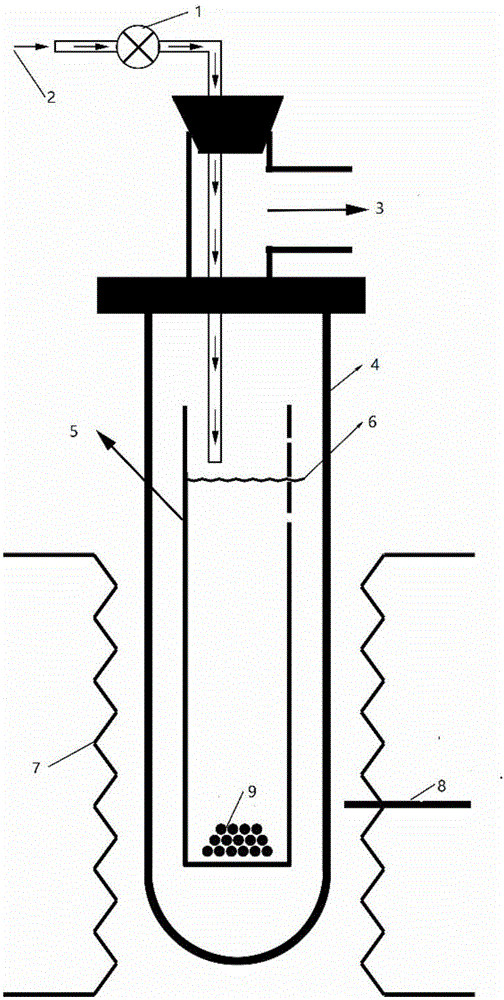 Method for preparing nano-porous magnesium through vapor deposition method