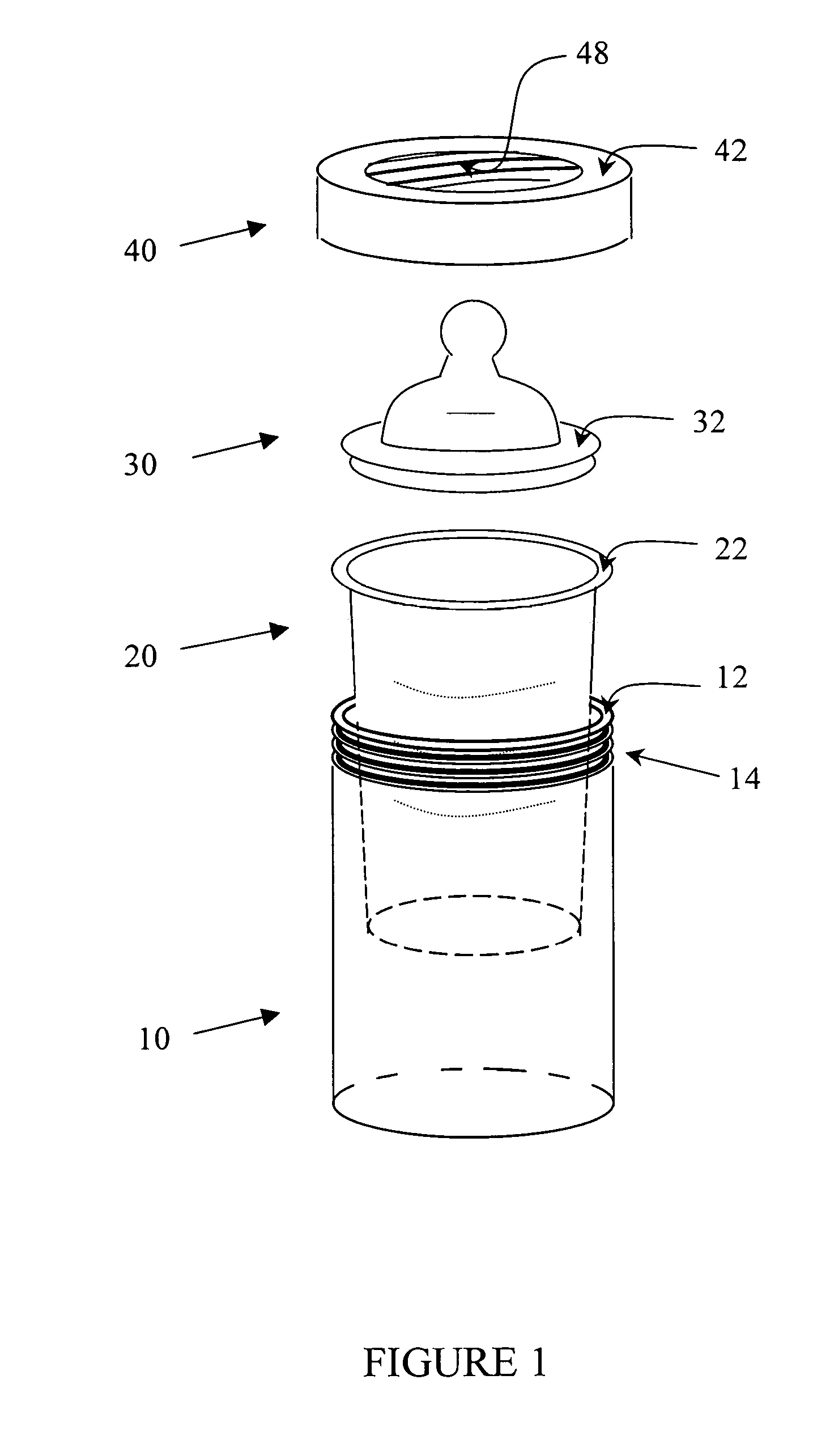 Disposable containers for prepare, storage and serving infant formula