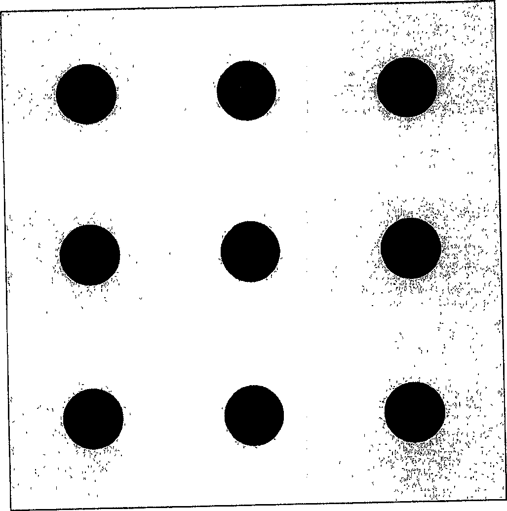 Flexible plane target for vision system scaling