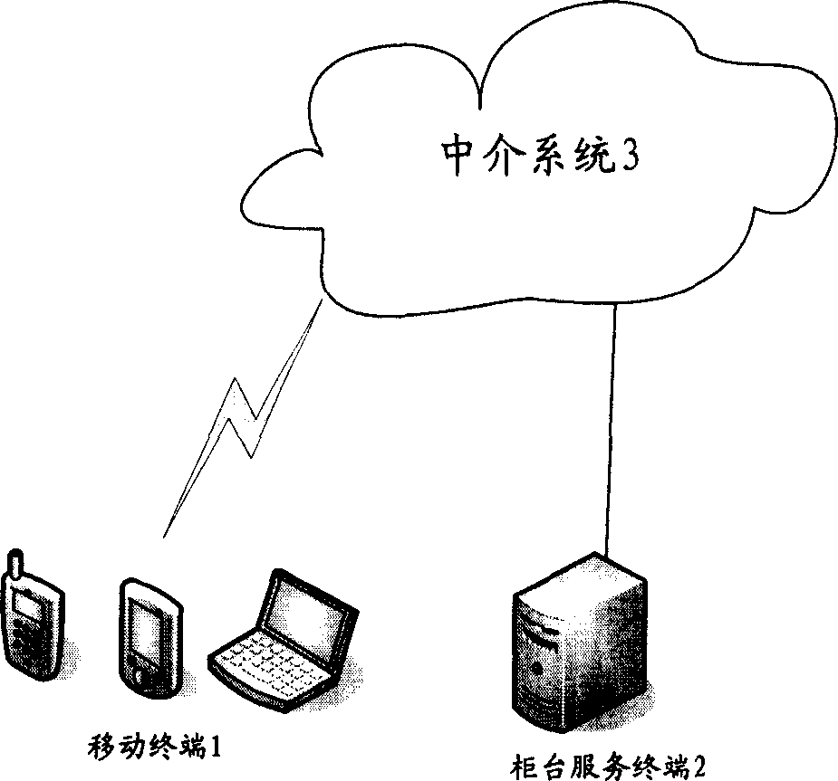 Mobile payment system and mobile payment transaction information processing method