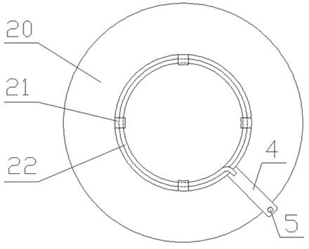 Connection compensation device for preventing local low temperature of high-temperature furnace chamber prepared from single crystal material