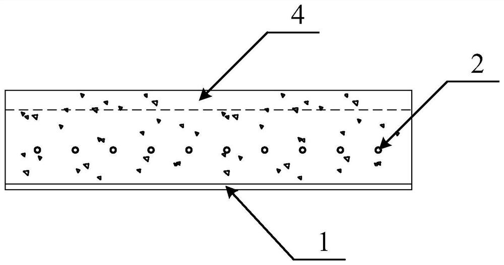 Stud-free tough combined bridge deck slab system