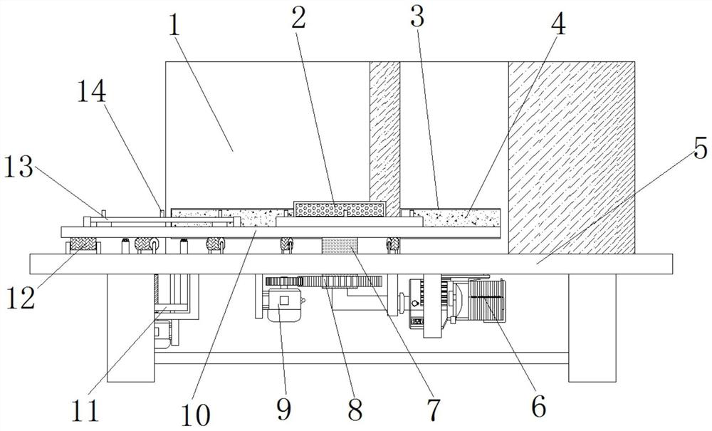 No-drilling-dirt base plate composite device for high-precision positioning electronic circuit board