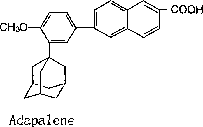 Process for preparing 6-[3-(1-adamantyl)-4-methoxy phenyl]-2-methyl naphthoate