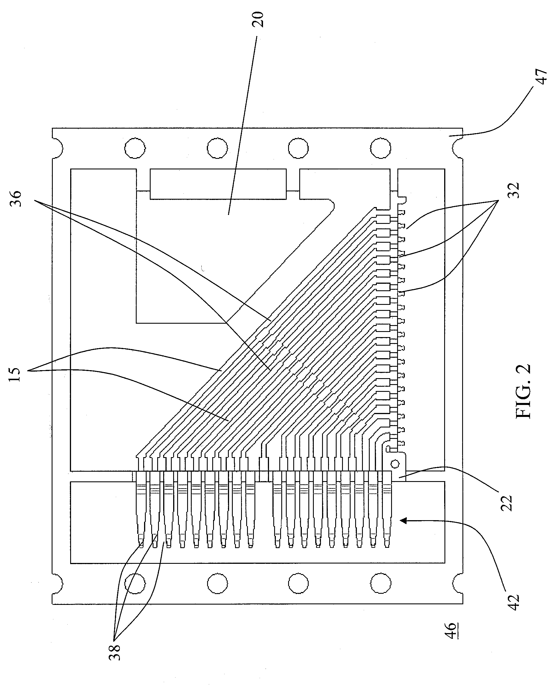 Insert molded leadframe assembly