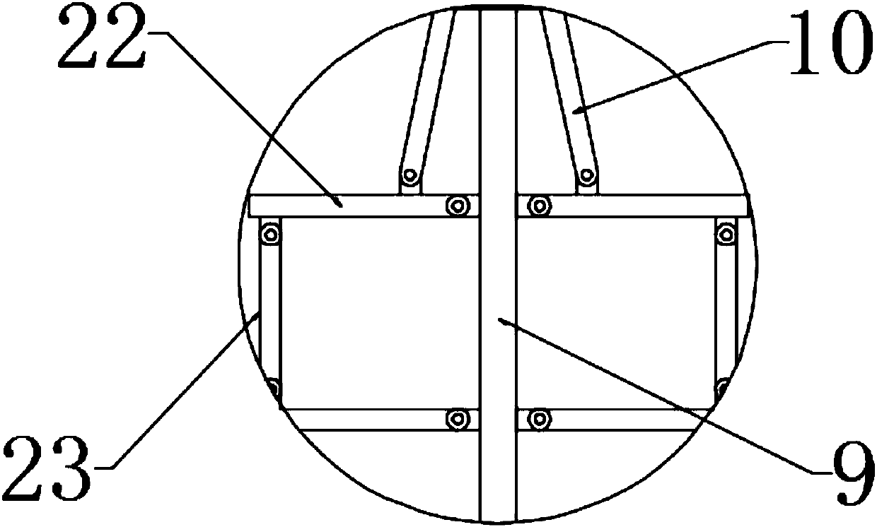 Stirring device used for feed production