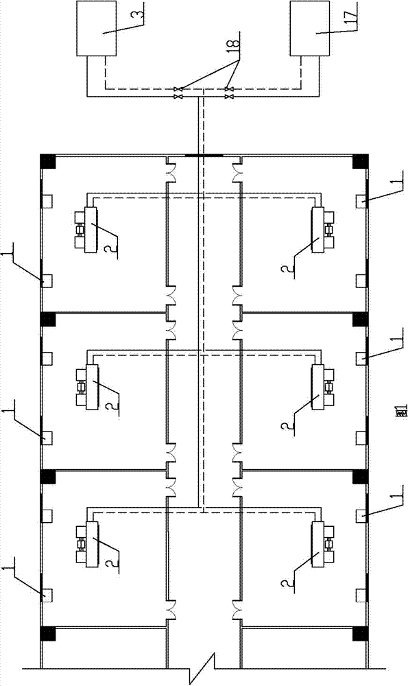 Distributed fresh air supply air-conditioning method and air conditioner