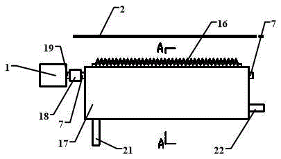 Sharp tooth cage-shaped electrode electrostatic spinning device