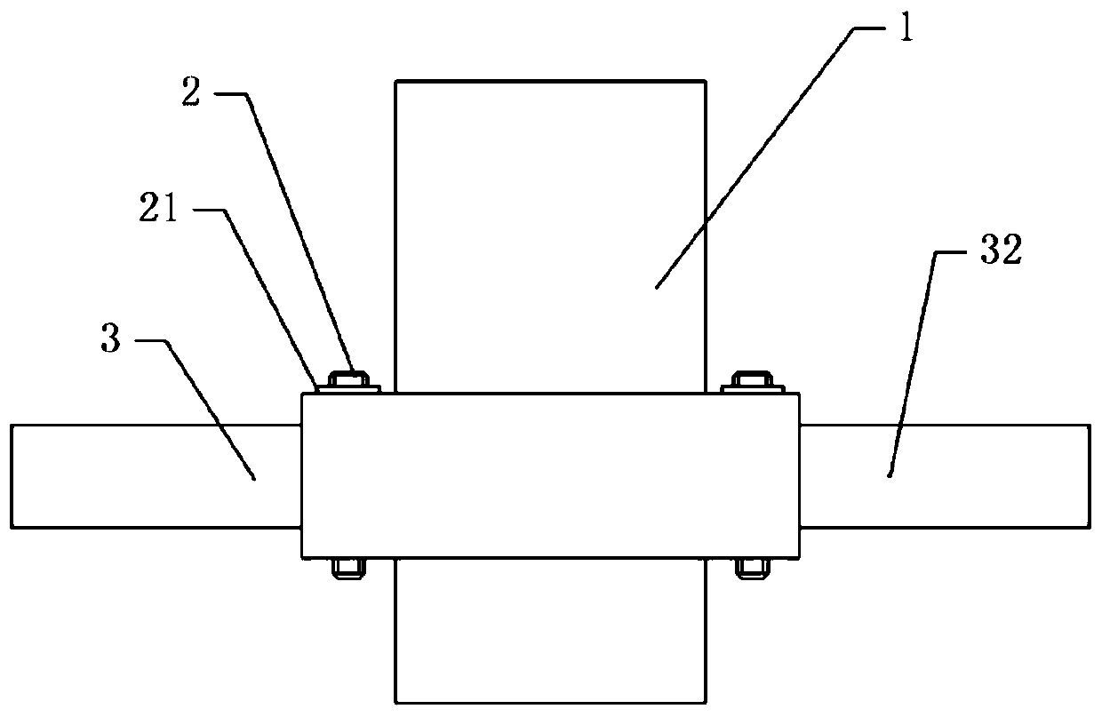 Scaffold for building construction bearing