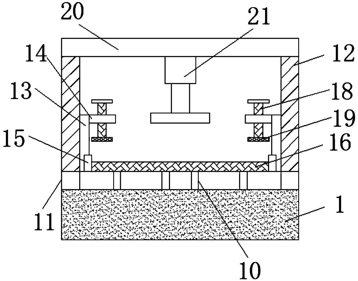 Polishing device for bamboo product production processing