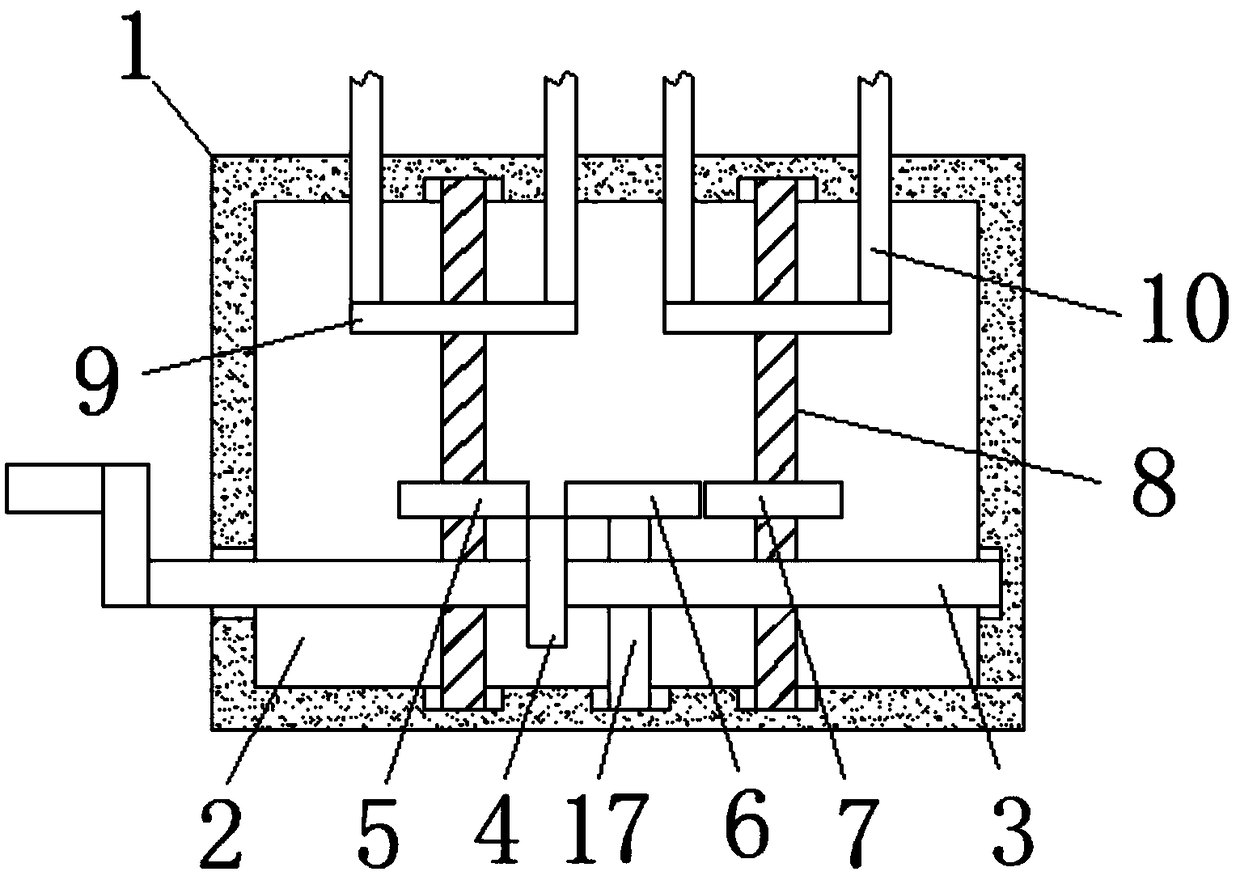 Polishing device for bamboo product production processing