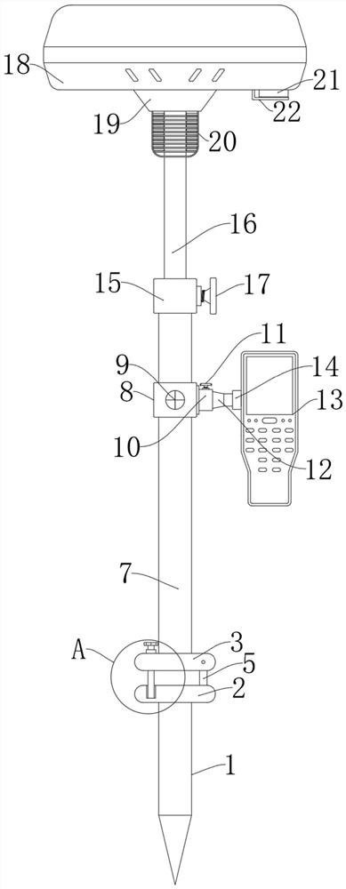 Digital geoid height difference measuring instrument