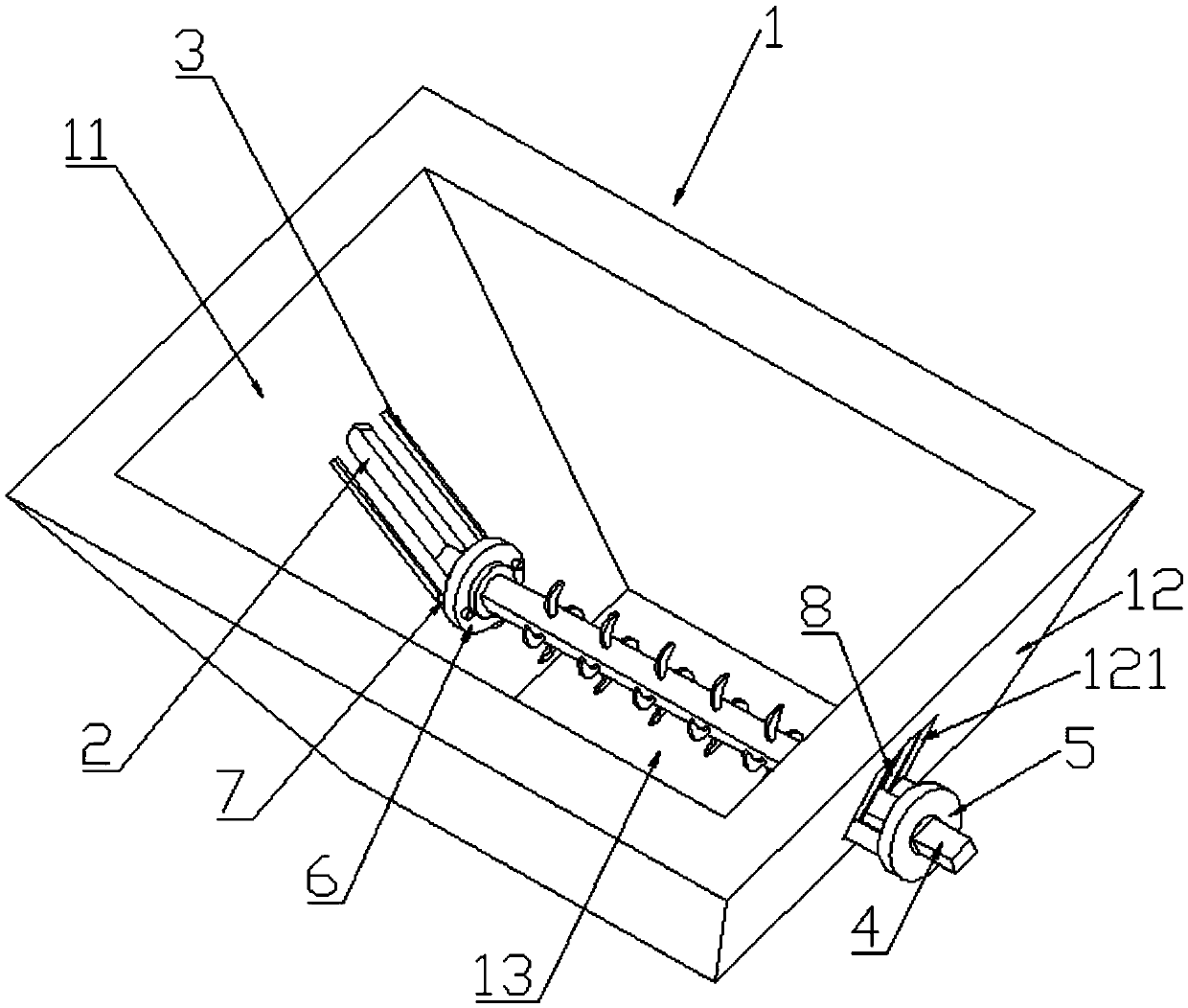 Energy-saving fertilizing vehicle