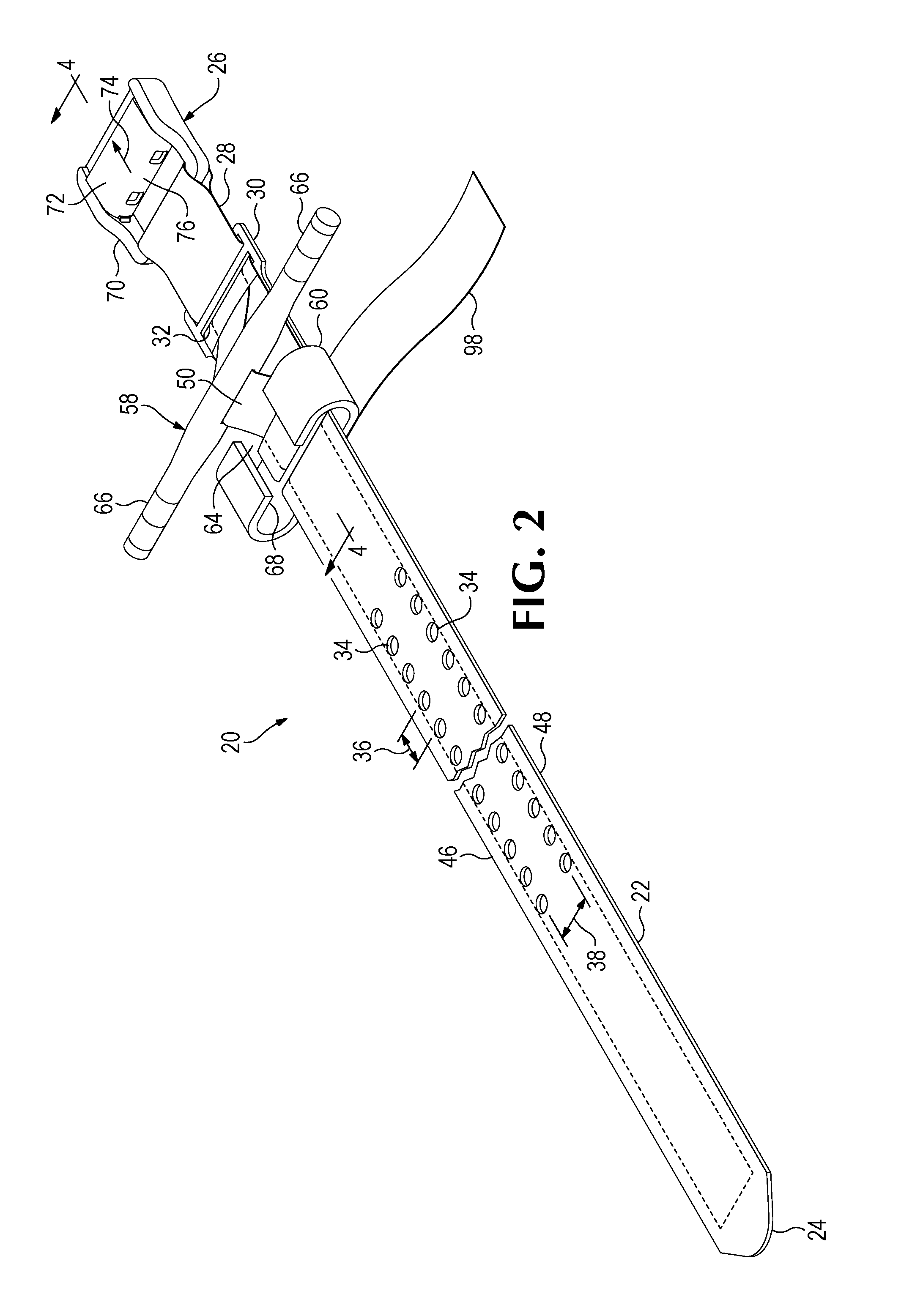 Extremity tourniquet with locking buckle