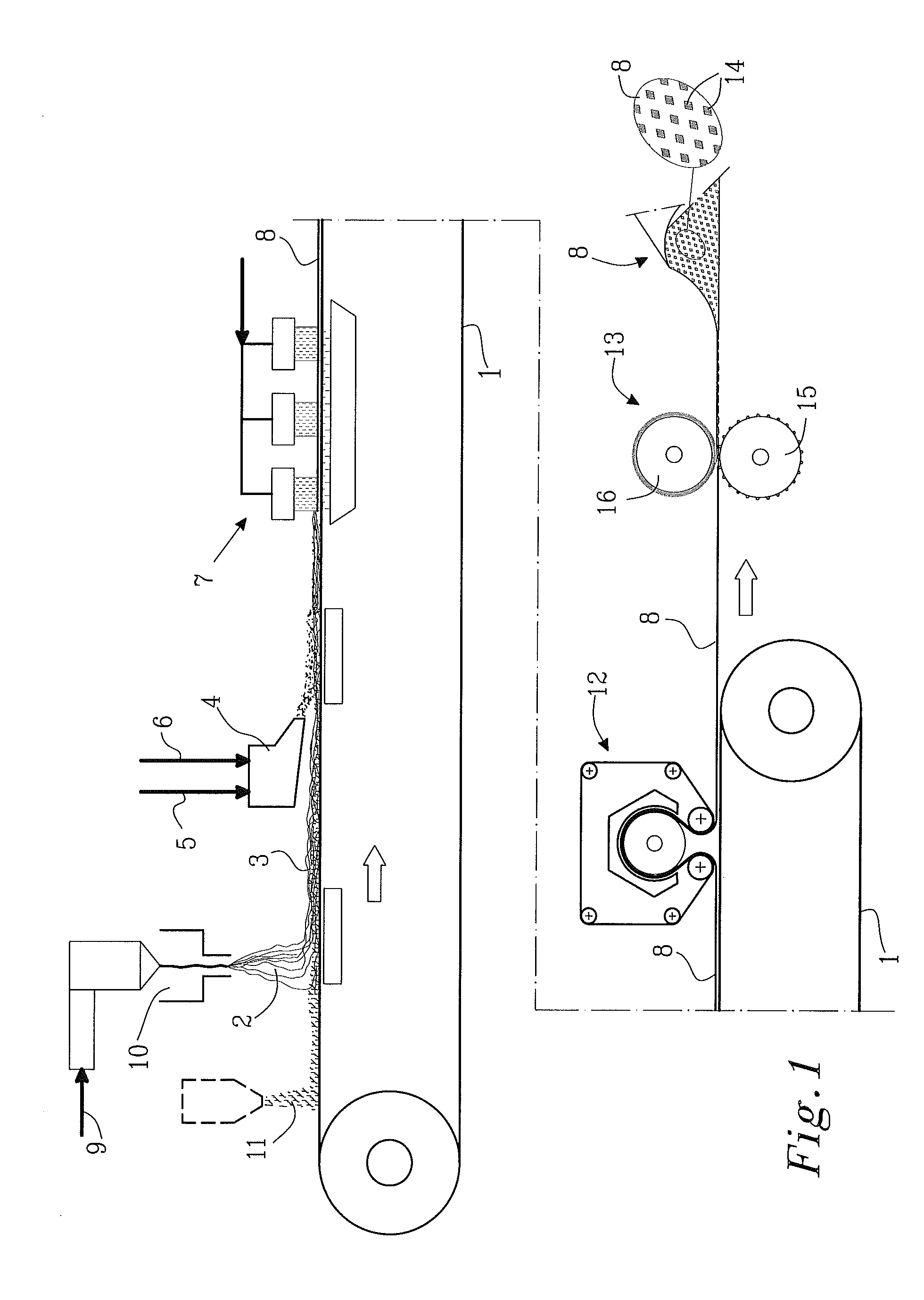 Hydroentangled nonwoven material