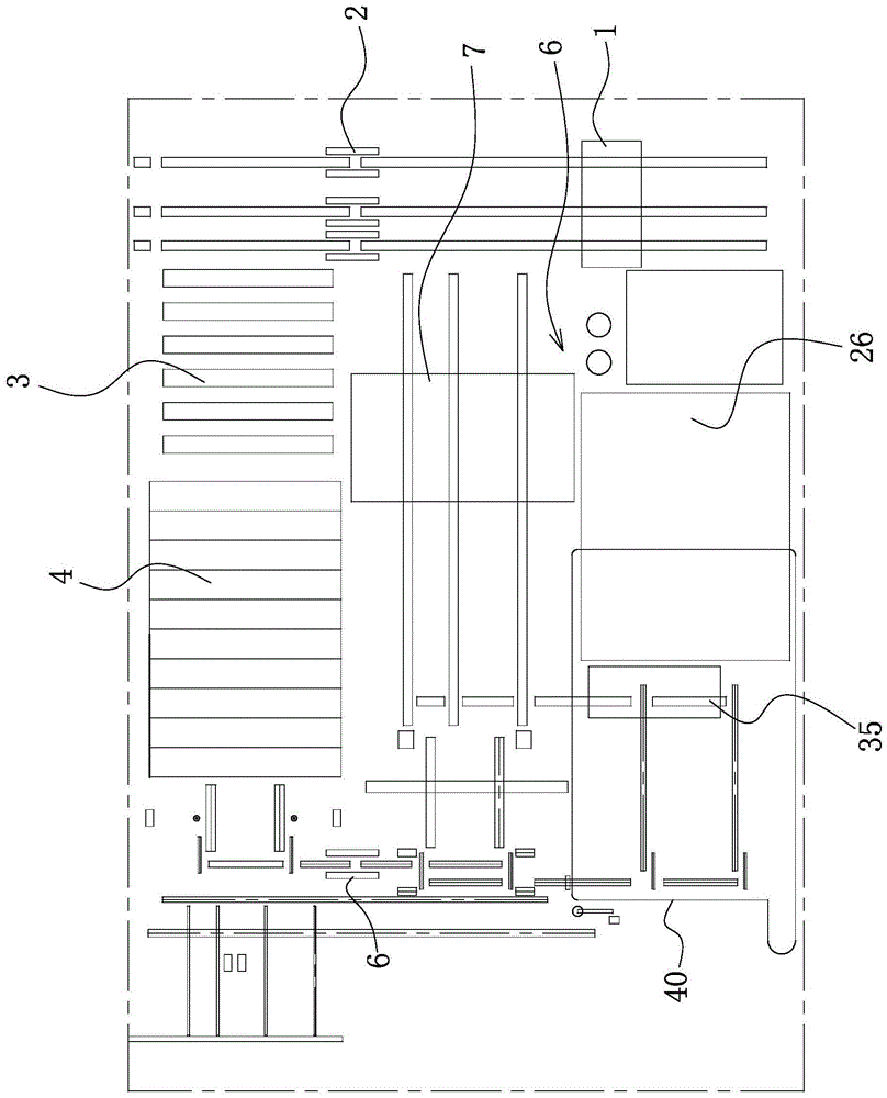 Continuous cage weaving type tubular pile production line